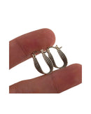 Brincos Vintage Punk Prata 925 feminino - Arcadec 