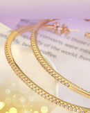 Brincos de argolas em Ouro 18k Amarelo; Ouro Rosé ou Prata Cravejados com Zircônias Cúbicas | Antialérgicos