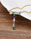 Colar de Ouro com Pingente de letras iniciais do seu Nome  T - Arcadec 