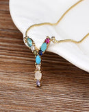 Colar de Ouro com Pingente de letras iniciais do seu Nome Y - Arcadec 