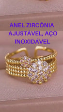 Anel ajustável aço inoxidável